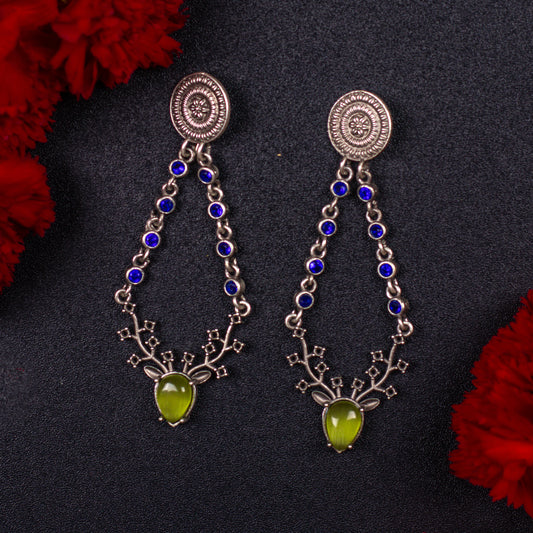 Qurbat Oxidized Earrings